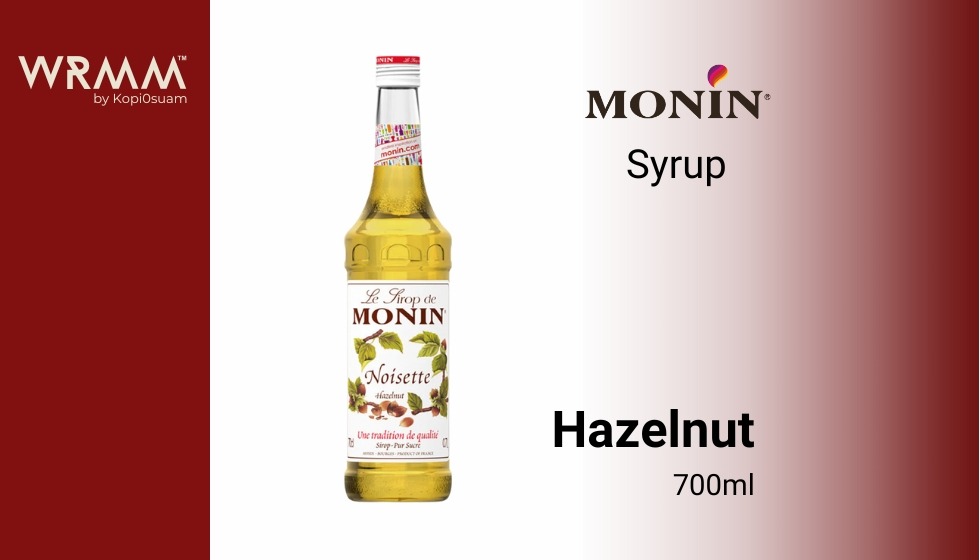 MONIN SYRUP HAZELNUT 700ML